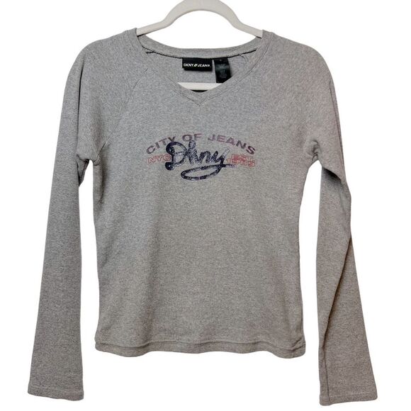 Dkny Tops - DKNY Jeans 1989 City Of Jeans NYC Long Sleeve Shirt Size S